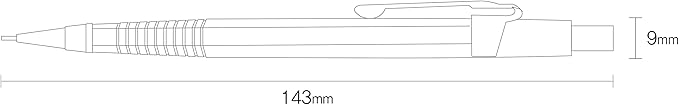 JVPEN Transparent Mechanical Pencils β 0.5β―mm Drafting Pencils, Assorted Clear Colors β Smooth Writing, Non-Slip Grip, Built-in Eraser β Ideal for School, Office & Technical Drawing β 12-Pack