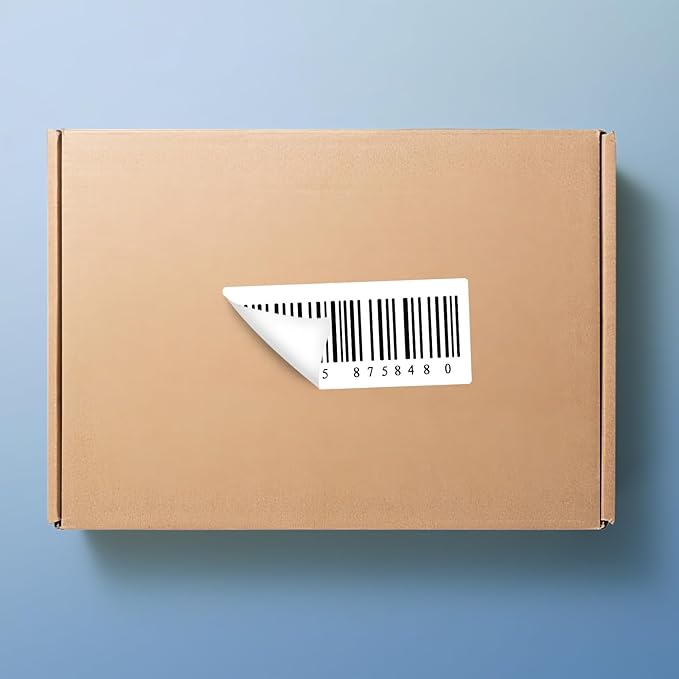 100 Sheets 2"x4" Shipping Address Labels, 10-UP Blank Mailing Labels, White Self-Adhesive Customized Stickers for Inkjet and Laser Printer