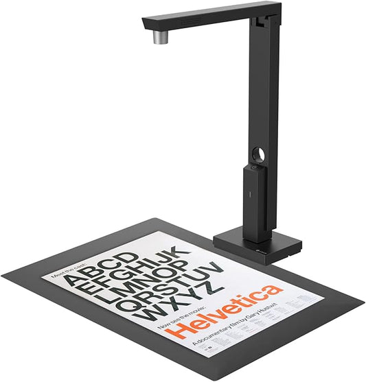 CZUR Portable 12MP Document Scanner, USB Document Camera, Fast Scan 1s/Page, Capture Size A4, OCR Function, Travel-Friendly Mobile Scanner for Mac & Windows, Lens1200 Pro (Not for Books)