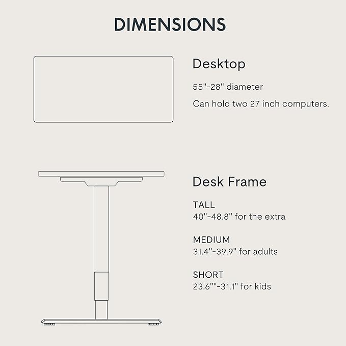 FLEXISPOT E6 Essential 3 Stages Dual Motor Electric Standing Desk 55x28 Inch Whole-Piece Board Height Adjustable Electric Sit Stand Desk(White Frame + Grey Wood Grain Desktop, 2 Packages)