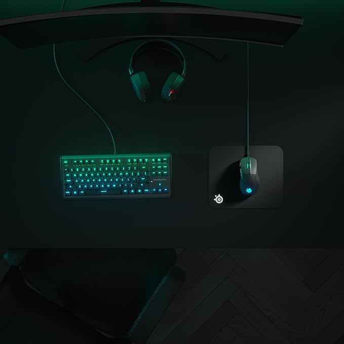 SteelSeries QcK Gaming Mouse Pad - Small Cloth - Optimized For Gaming Sensors