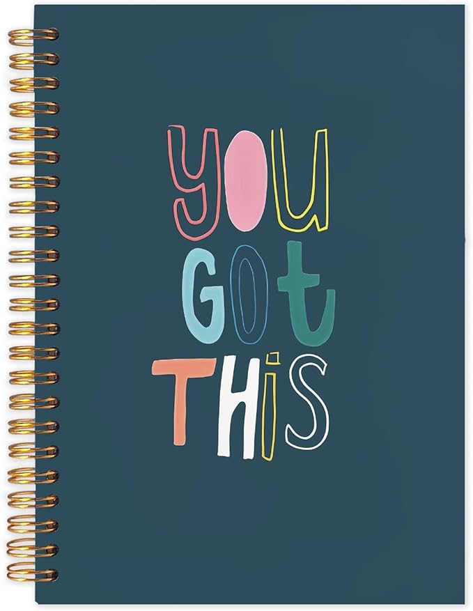 SNNDER Inspirational Quotes Spiral Notebooks, You Got This Journaling Notebook, Inspirational Notebook for Note Taking, Positive Affirmation Gifts for Women Coworker Teammate, 5.5x8.3 Inch