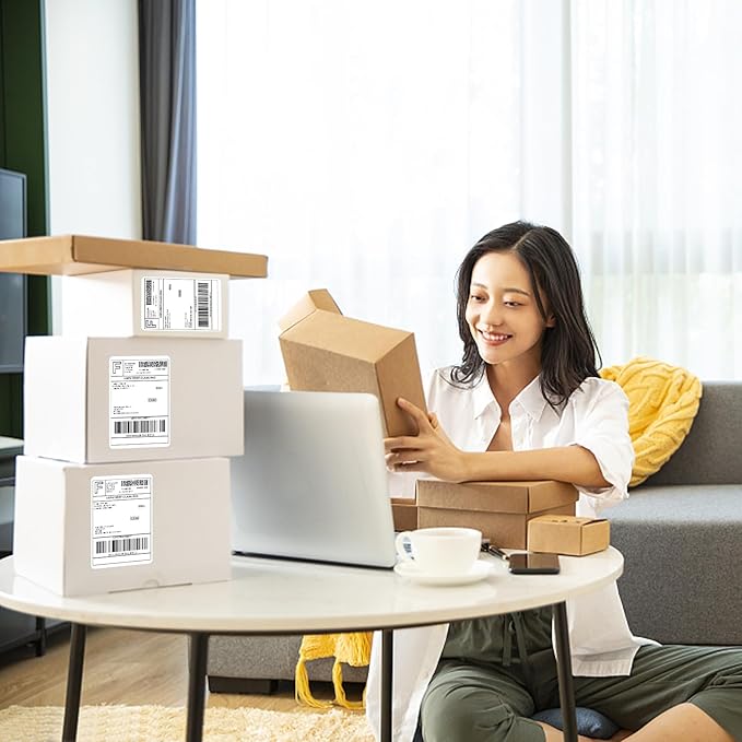 8 Rolls 4XL Labels 4"x6" Direct Thermal Shipping Label Compatible with LabelWriter 4XL 1744907 Thermal Postage Labels, 220 Labels/Roll