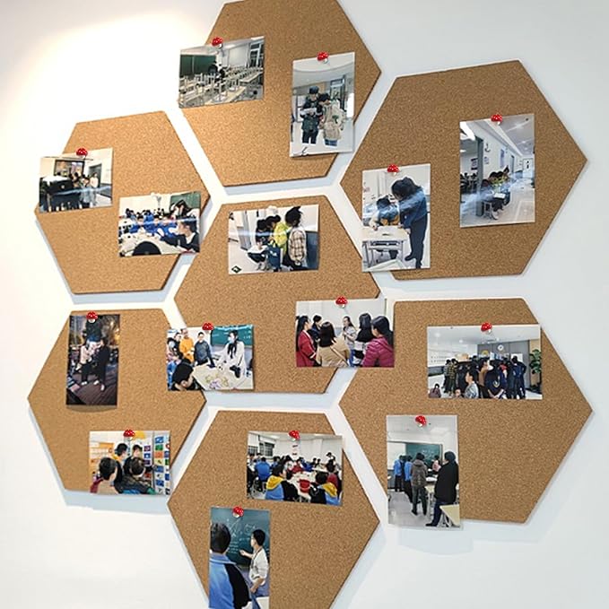 Wooden Mushroom Pushpins, 20pcs Decorative Thumbtack Cute Thumb Nails Mushroom Thumb Tacks for Home Office Classroom Photos Wall, Maps, Bulletin Board, Cork Boards Hanging Posters