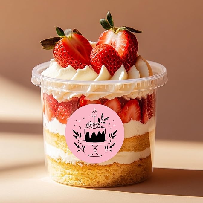 6 Rolls 2" Color Circle Direct Thermal Stickers Labels, Self-Adhesive Round Thermal Labels Printer Stickers for Business, DIY, Code, Name Tag, Envelope Seal