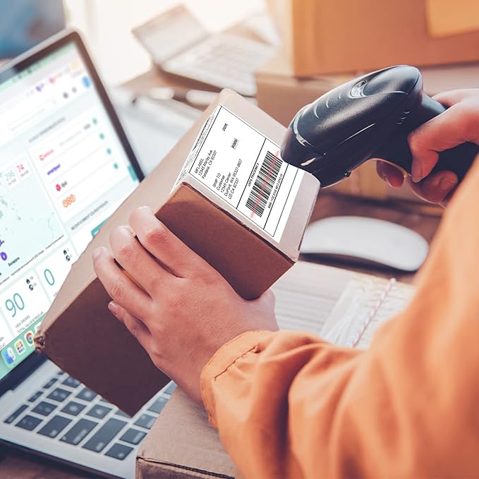 MFLABEL Half Sheet Label Laser/Ink Jet Shipping Label 8.5 x 11 Inches Packaging Labels, Address Labels for Laser & Inkjet Printers, 1300 Count(650 Sheets)