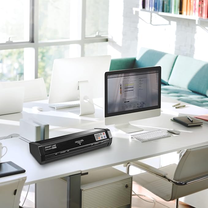 SINCHI Auto Sense, 3-10 mil Laminating Machine for Office and School, 50-Second Warm-up, 40 Inches/Minute, Never-Jam, Heavy Duty, 13-inch Thermal Laminator Machine 11x17