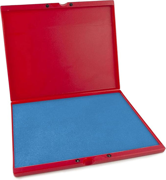 MaxMark Industrial Stamp Pad - Extra Large 9.25" x 12.25" Stamp Pad - Sky Blue Ink
