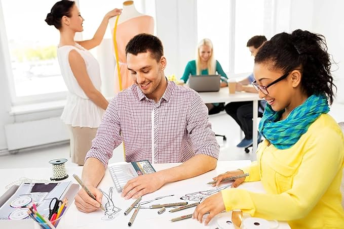 Micro Fineliner Set – 3 size Archival Ink pens for Technical Drawing, Anime & Sketching – Artists, Architects & Illustrators