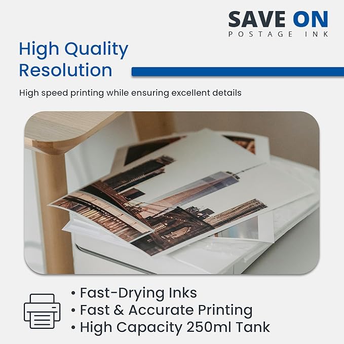 Save On Postage Ink CJ-22 Memjet Ink Compatible High Capacity Yellow Ink Tank (250ml) for Formax ColorMax7 and ColorMax8