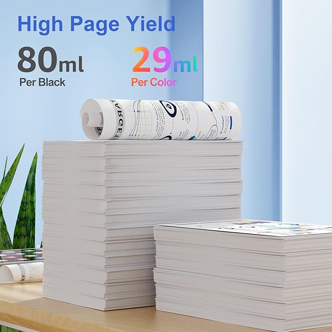 Toner Kingdom Remaunfactured for HP 712 Ink Cartridges Replacement for HP 712 712XL Works with HP DesignJet T210 T230 T630 T650 Studio Plotter Printers (4 Color Multipack: Black/Cyan/Magenta/Yellow)