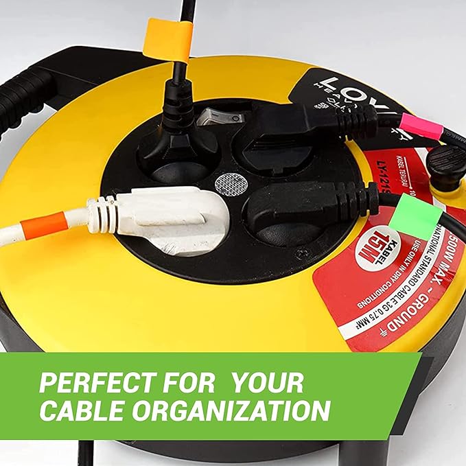 Royal Green Rectangular Color Coding Sticker Roll - Write On Labels for Folders and Organizing, 1.57" x 0.75" Stickers to Write On Name Tags for Office Supplies & Organization, 500-Pack (Neon Green)