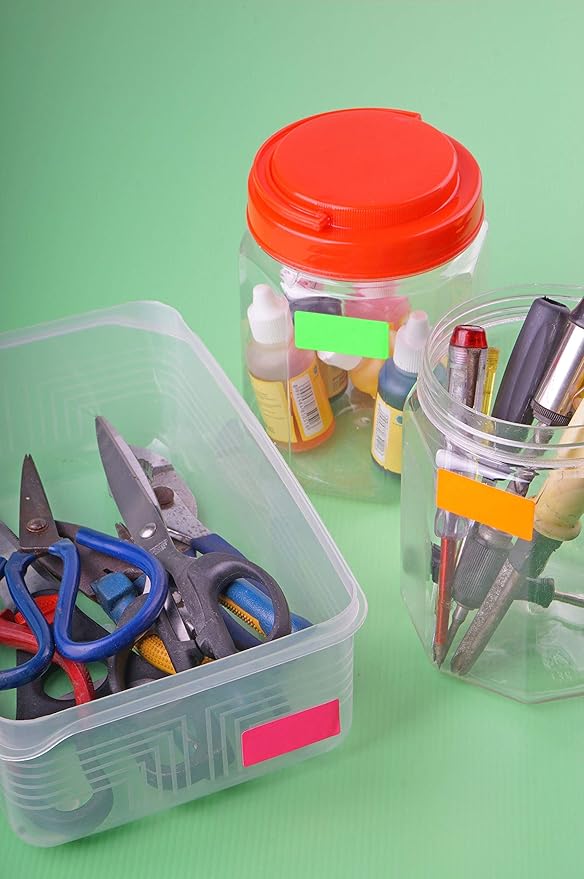 Royal Green Rectangular Color Coding Sticker Roll - Write On Labels for Folders, Organizing & More, 1.57" x 0.75" Stickers to Write On Name Tags for Office Supplies & Organization, 500-Pack (Blue).