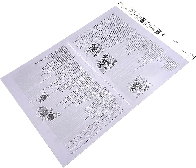 5pcs X B12B819051 Carrier Sheet B12B813431 4T8624 Sheets Compatible with Epson A4 Scanner Scan A3 B4 Odd-Sized Wrinkled Flimsy Folded Receipt Newspaper Magazine Clipping Torn Fragile Paper