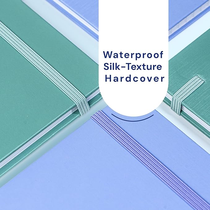 A5 Lined Journal Notebook, 7mm College Ruled Notepad, Journaling for Writing, Work, School, Travel and Note Taking, Hardcover 160 Pages (80 Sheets) 5.79 x 8.3 inches (Cornflower Blue)