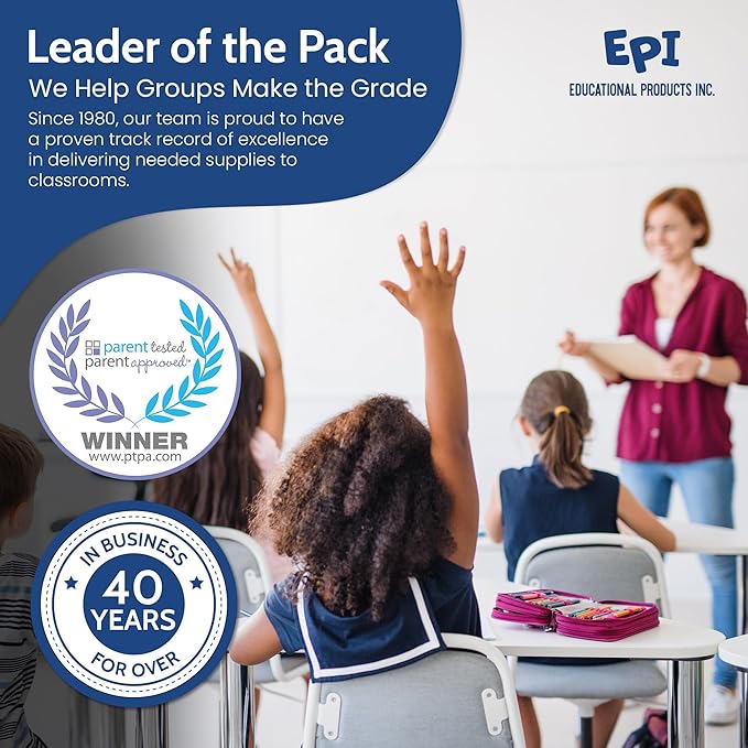 EPI Spiral Notebook | Wide - 70 Sheets, Durable Spiral Binding | 10.5 x 8 in | Classroom Supplies | School, Office, Note Taking, Journaling - 12 Pack