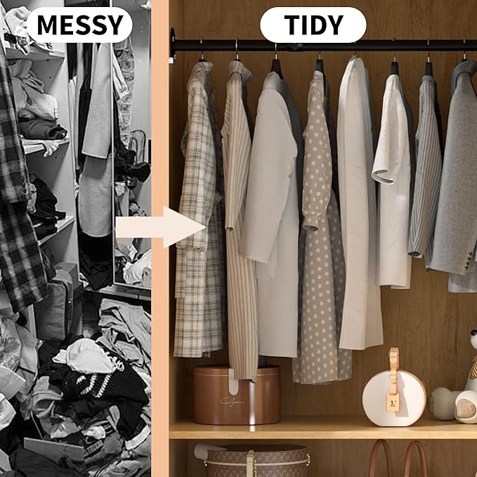 Wood Armoire Wardrobe Closet with Doors, Fluted Wardrobe Cabinet with 3 Drawers, Large Armoire Closet, Tall Clothing Storage Cabinet with Hanging Rod and Shelves, for Bedroom, Laundry, Natural