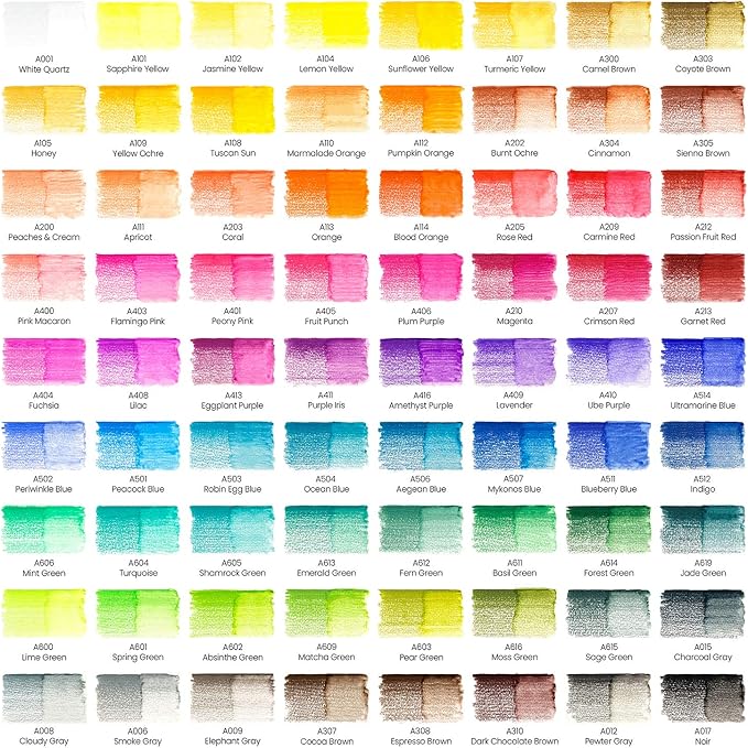 ARTEZA Colored Pencils, 72 Wax-Based Color Pencils, Vibrant Coloring Pencils in Tin Box for Adults, Professional Art Supplies