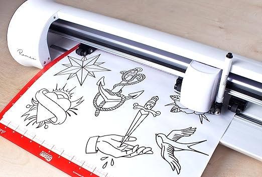 Siser Romeo High-Definition Cutter - 24" Professional Cutting Machine for Vinyl, Paper, and More – WiFi Compatible with Windows & Mac - Includes Leonardo Design Studio Software, Roll Holder Accessory