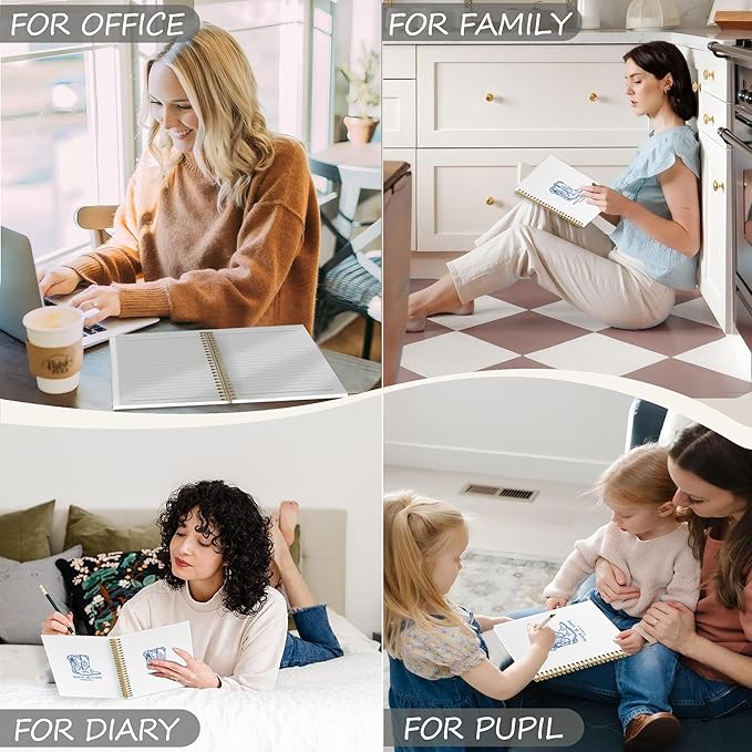 Christian Western Spiral Notebook Journal, Western Cowgirl Bible Notebooks for Note Taking, Cowgirl Gifts for Women, Christian Prayer Bible Journaling Hardcover Spiral Journal 5.5x8.3 Inches Writing Pads