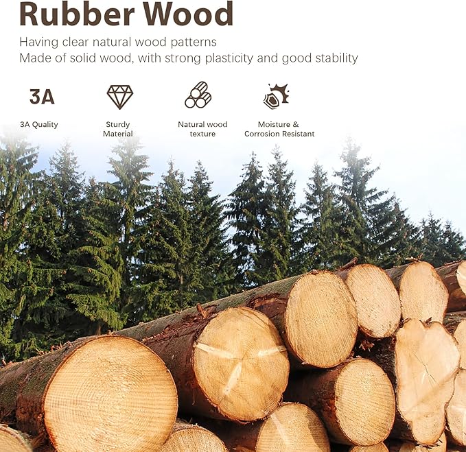 Solid Wood Coat Rack, Coat Rack Freestanding with 2 Shelves and 5 Hooks, Heavy Duty Coat Tree for Entryway,Living room,Coat Hanger Stand for Hats, Bags (Walnut Brown)