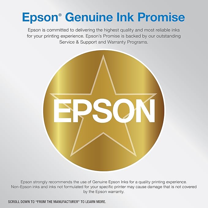 Epson EcoTank ET-2803 Wireless Color All-in-One Cartridge-Free Supertank Printer with Scan, Copy and AirPrint Support