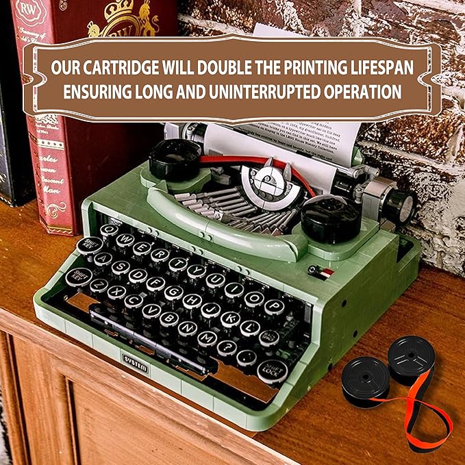 4Pack Sharp EL-1197PIII Calculator Ribbon Universal,Compatible Sharp EL-2196BL, Canon Mp11dx ,Porelon 11216, Printer Machine Typewriter CalculatorRibbon Replacement ,Calculator Ribbon Red/Black