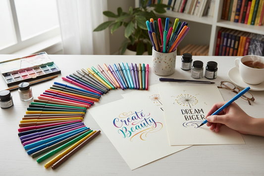Brush Pens: Expressive Lettering and Creative Typography