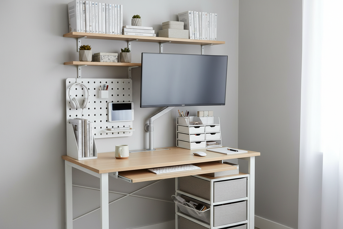Small Desk? Smart Organization Hacks