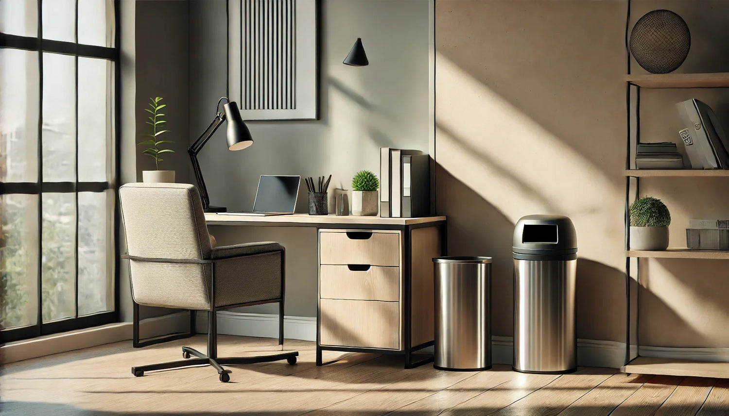 Trash Cans & Recycling Bins
