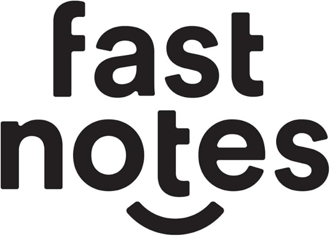 Fastnotes Original Self-Inking Rubber Stamp by COLOP - Great for Office Documents, Notary, Warehouse, Accounting Paperwork, Business, and Legal Documentation - Blue Ink (Original- Blue)