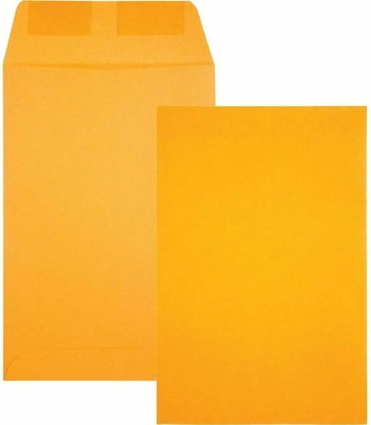 Catalog Envelopes (Open End), Brown Kraft, 28 Pound. 500 Per Pack. (Gummed, 12"x15.5)