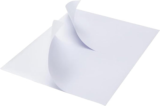MFLABEL Half Sheet Label with Self Adhesive, 8.5 x 11 Inches Packaging Label, Address Labels, Shipping Labels for Laser & Inkjet Printers, 2000 Count(1000 Sheets)