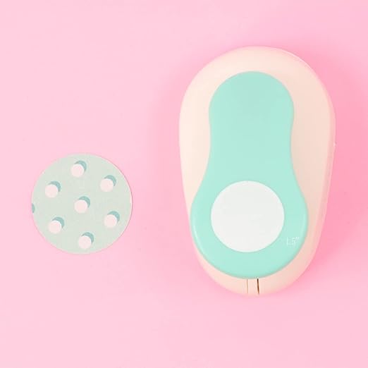 Craftelier - 1,5 Inch Circle Punch with Lever Press | Shape Hole Puncher for Paper Crafts | Round Hole Punch to Create Scrapbooks, DIY Cards & Journals | Mini Hole Punch for Paper & Cardstock.