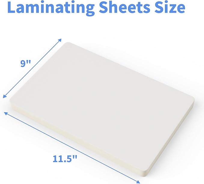 Thermal Laminating Pouches, FungLam Clear Laminating Sheets, 3 Mil Thickness Thermal Laminating Sheets, 9×11.5 Inch Laminator Sheets for Laminators, Clear Plastic Letter Size Sheets, 200 Pack.