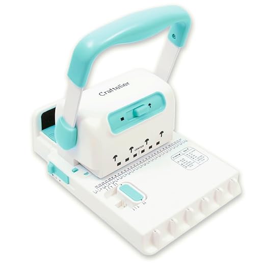 Craftelier - Spiral Binding Machine | Binder Machine for Book Binding | Compatible with 2:1 Spiral Coils and Classic Rings up to 1" | Compact Coil & Wire Book Binder Tool for Paper, Notebooks