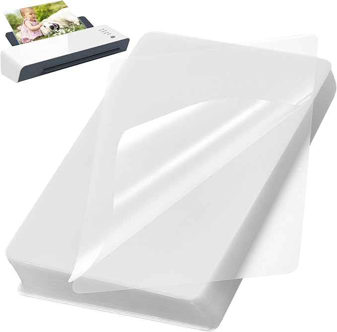 Thermal Laminating Pouches, 30 Pack Laminating Sheets for Use with Thermal Laminators, 9 x 11.5 Inches, Letter Size Sheets, 5-mil Thickness