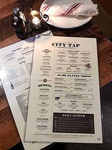 StoreSMART - Rigid Plastic Menu - 8.5" x 14" - 150-Pack - HPP812X14-MENU-150