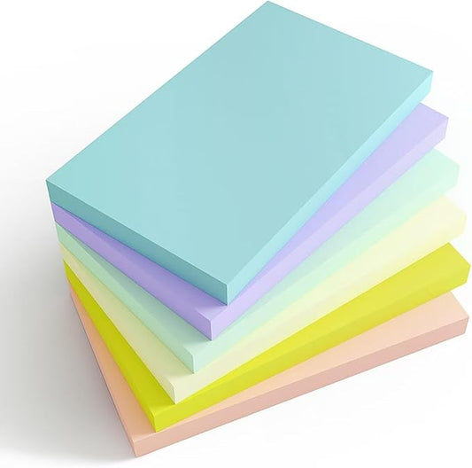 480 Sheets 3x5 Inches Large Sticky Notes,Self-Stick Post Stickies Colorful Super Sticking Power Memo Pads for Teacher Supply,School and Office