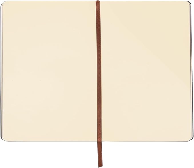 300 Pages Leather Blank Journal Notebook,Softcover Leather Blank Journal Notebook for Women Men,300 Pages Notebook for Work,Office,School Note Taking,5.7'' X 8.3'',black