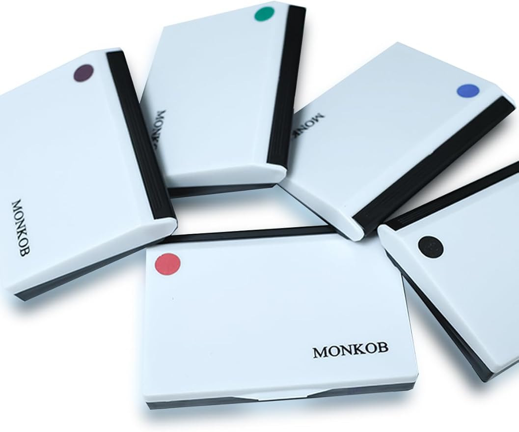 Green Ink Stamp Pad 2.75" x 3.93", Ink Paste Used for Office, Home, Crafting, DIY (Green)