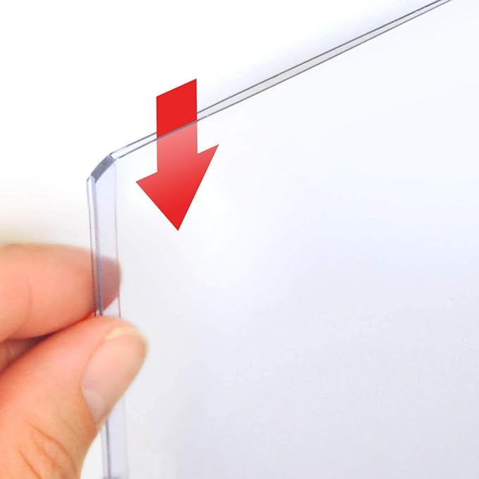 StoreSMART - Rigid Plastic Menu - 8.5" x 14" - 150-Pack - HPP812X14-MENU-150