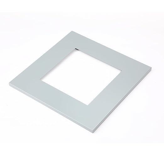 Alpine Industries Square Lid 29 Gallon Sturdy Steel Cube Recycling Container, Square Opening - 3 Color Cans Available Sold Separately (Lid Square Opening)