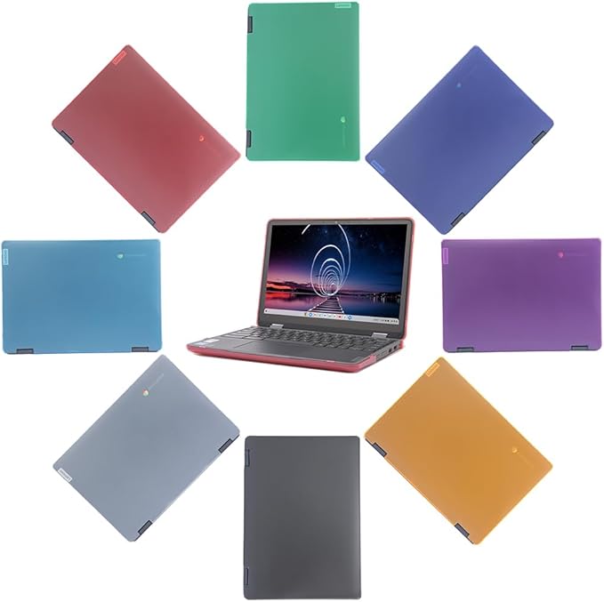mCover Hard Shell Case ONLY Compatible for 2023~2024 12.2" Lenovo 500E Yoga Chromebook Gen 4 Gen4 2-in-1 Laptop (NOT Fitting Any Other Lenovo Models)- Aqua