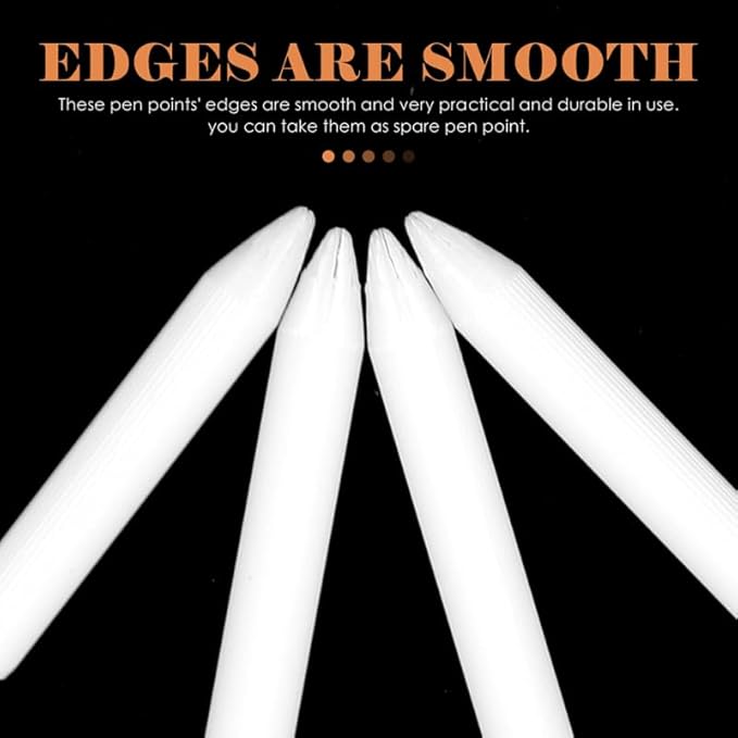 20 Pcs 0.7Mm Acrylic Marker Replacement Nibs Nylon Paint Pen Tips for Smooth Writing and Detailed Artwork