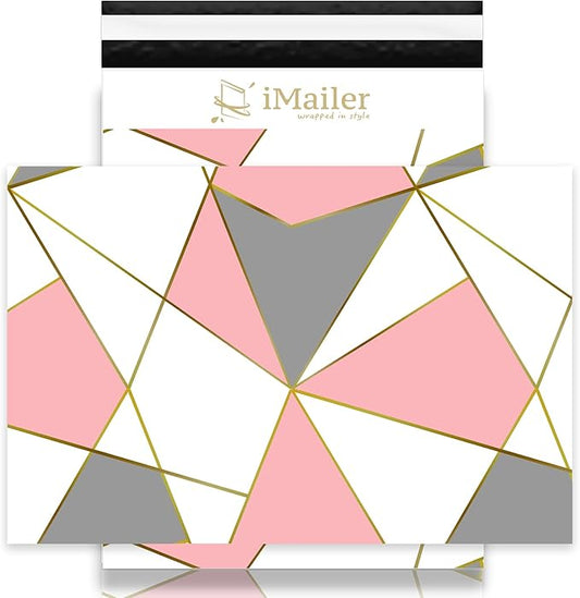 200 Count - 6x9 inch Poly Mailers Envelope Triangular Custom Mailing Shipping Package Bags-Self Seal…