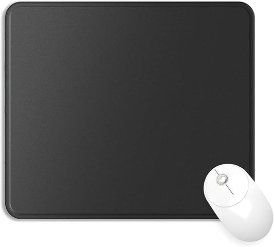 eulps Mouse Pad with Stitched Edge, Multiple Patterns Computer Mouse Pads with Non-Slip Rubber Base, Washable Cloth Mousepad, for Gaming, Laptop, PC (Graphite)