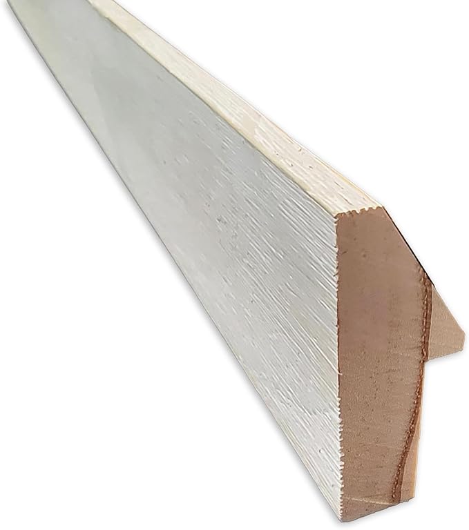 Amanti Art Natural Cork Board for Wall, 25x61 Vision Board with White Frame, Oversize Corkboard Office Decor for Home Organization, Modern Corkboard Pinboard to Display Items for Home Organization in