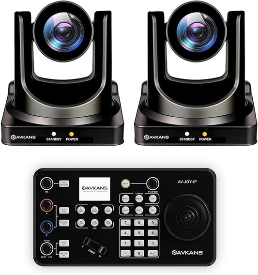 AVKANS 30X NDI PTZ Camera with HDMI SDI Video Outputs, Official NDI Products (20X NDI Camera Kits 2:1)