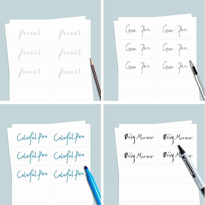 2"×4" Shipping Labels 500 Labels Sticker Paper for Laser/Ink Jet Printer mailing Labels 8.5"*11" White 10 per Sheet